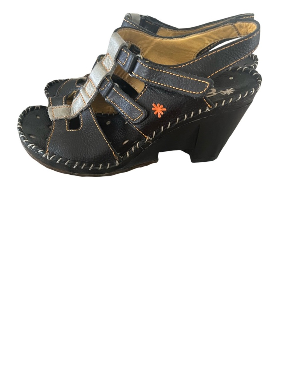 Women’s Art leather block heel sandals